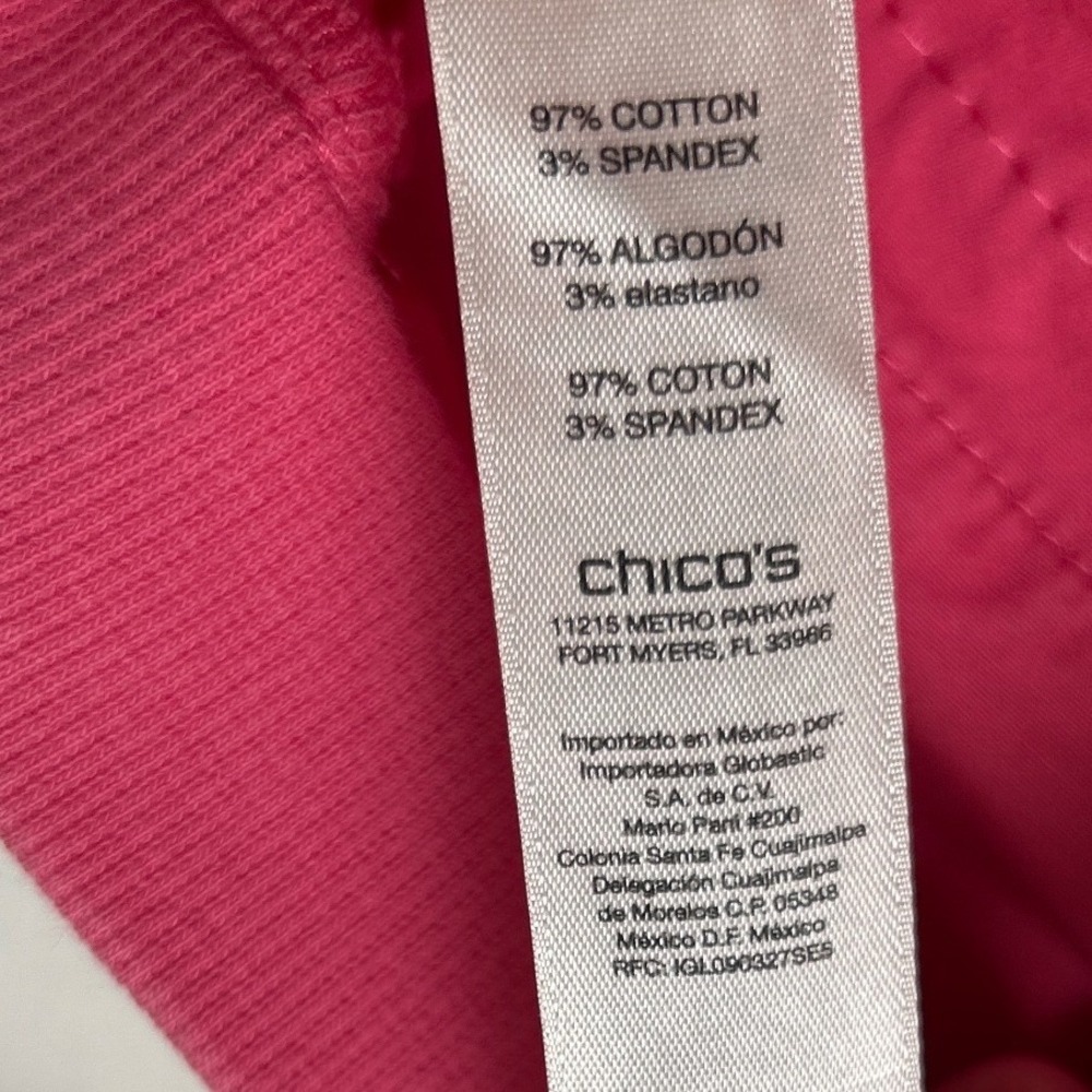 Chico's Womens High Rise Brigitte So Slimming Bermuda Shorts Size 2/12 Pink - Picture 4 of 10